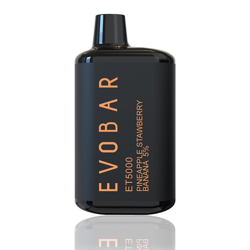 Vape Central Wholesale | EVOBAR Black Edition ET5000 5% | evo bar| evo vape| evo bar vape wholesale| disposable vape wholesale| disposable vape| evo bar flavor pineapple stawberry banana