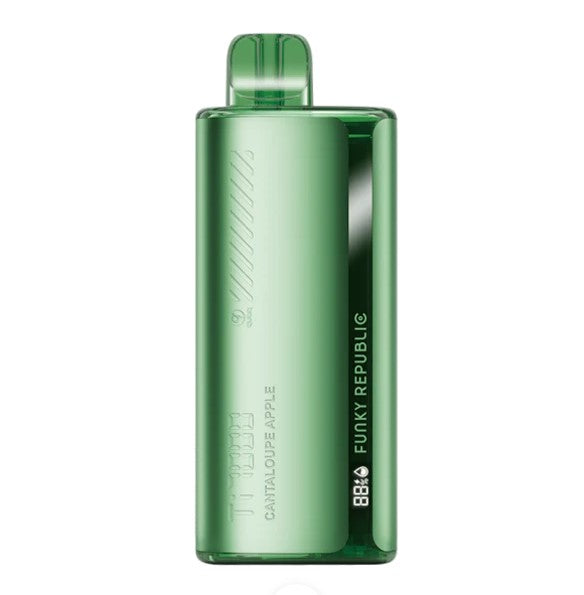 Funky Lands Ti 7000| Disposable Vape Wholesale| Funky Lands vapes| Funky Lands flavor flavor cantaloupe apple