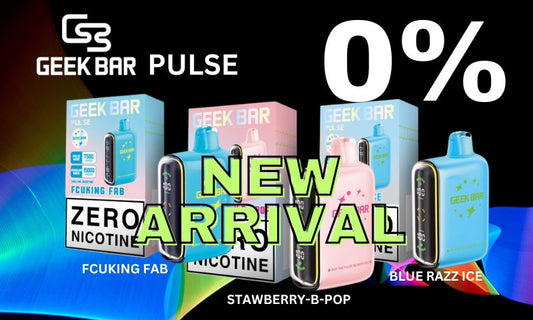 GEEK BAR PULSE 15k 0% Nic: Taste More Flavor with the Zero