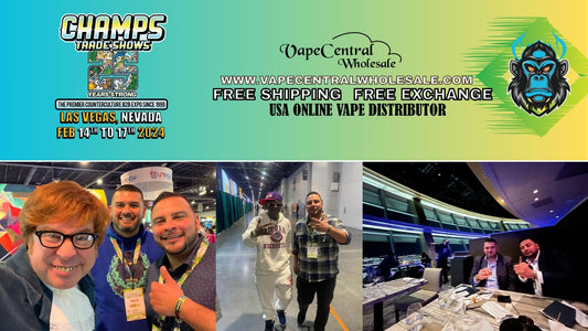 CHAMPS SHOW RECAP: FEAR AND VAPING IN LAS VEGAS|Vape Central Wholesale