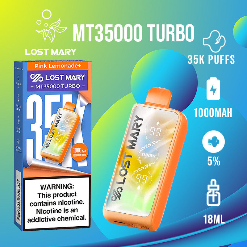 Lostmary MT35K TURBO 5%|Disposable|Vape Central Wholesale