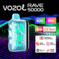 Vozol Rave 50k|disposable vape|vape wholesale|vapes|disposables|blue mint