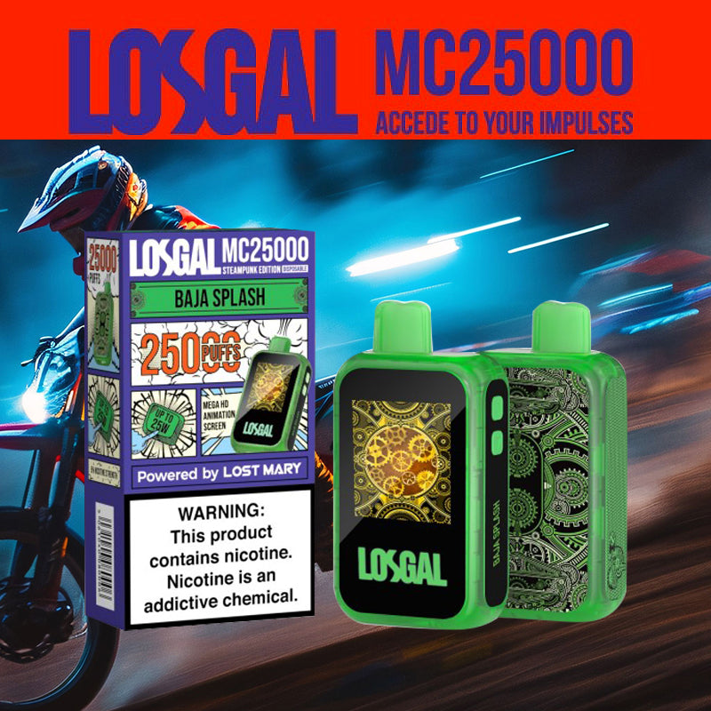 LOSGAL MC25K |Vape central wholesale|disposable|Baja splash