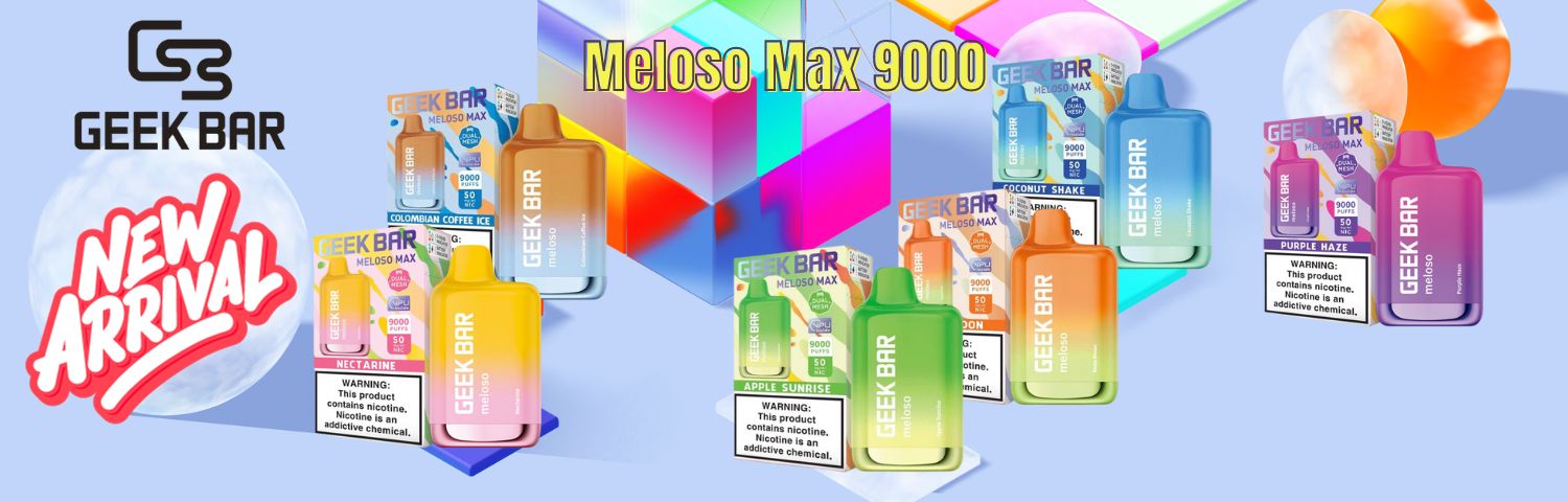 Geek bar Meloso Max 9000| vape centralwholesale|  vape shops| vape supplies| vapor world| vape site