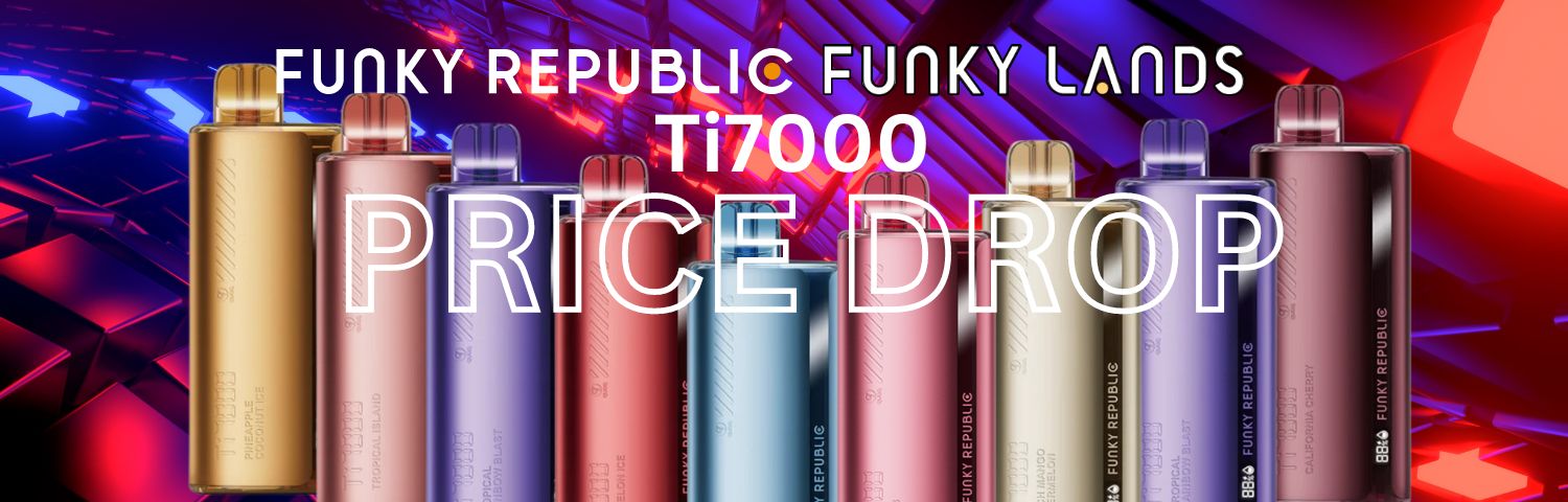 Vape Central wholesale| Funky Lands Funky Republic Ti7000|Disposable vape| vape supplies| vapor world| vape site