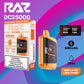 Raz DC25k|vape central wholesale|disposable|Strawberry orange tang