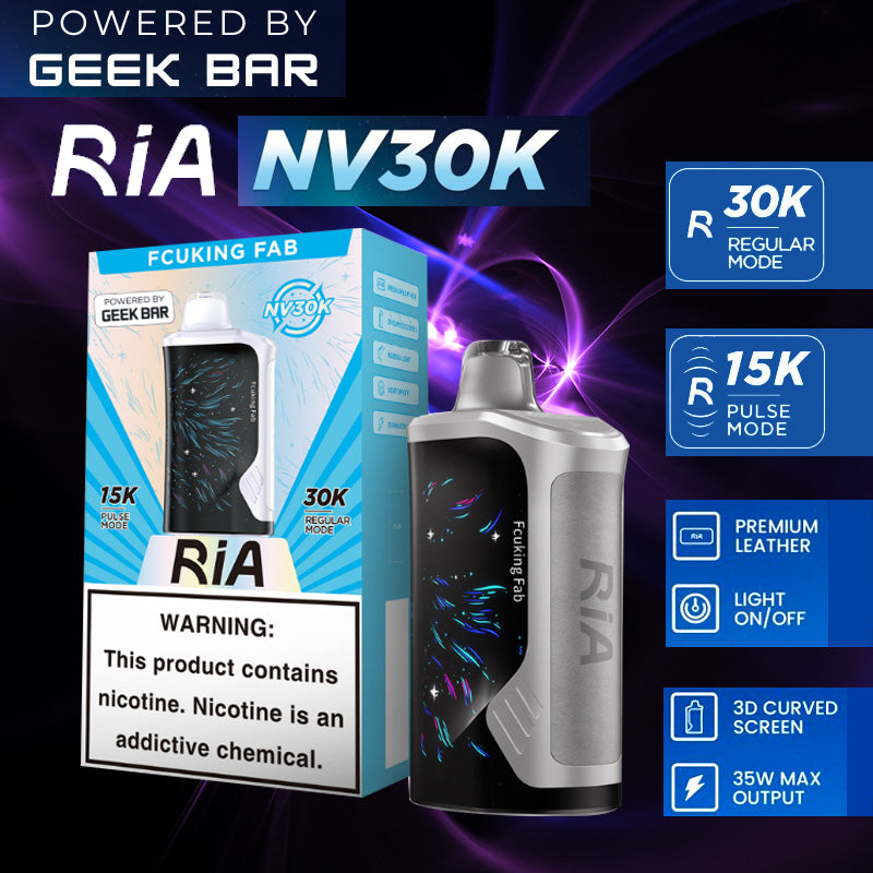 Geekbar RIA NV30K|disposable vape|vape wholesale|vapes|disposables|fcuking fab