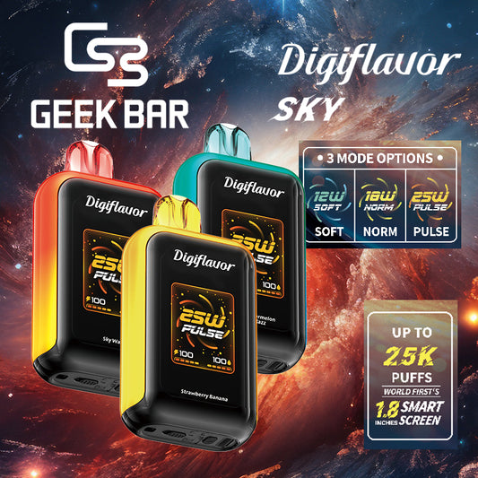 Geekbar Digiflavor sky 25k|vape central wholesale|disposable |Wholesaler