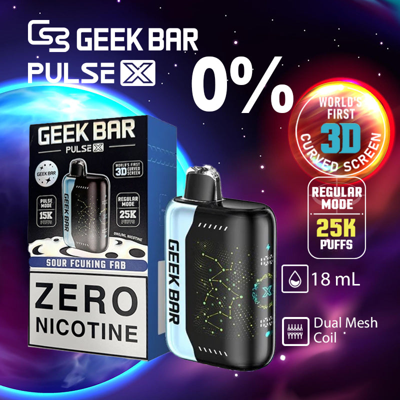 Geekbar Pulse X 0%|vape central wholesale|disposable|sour fcuking fab