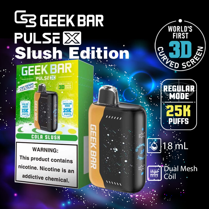 Geek bar pulse x 25k|vape central wholesale|disposable vape|cola slush