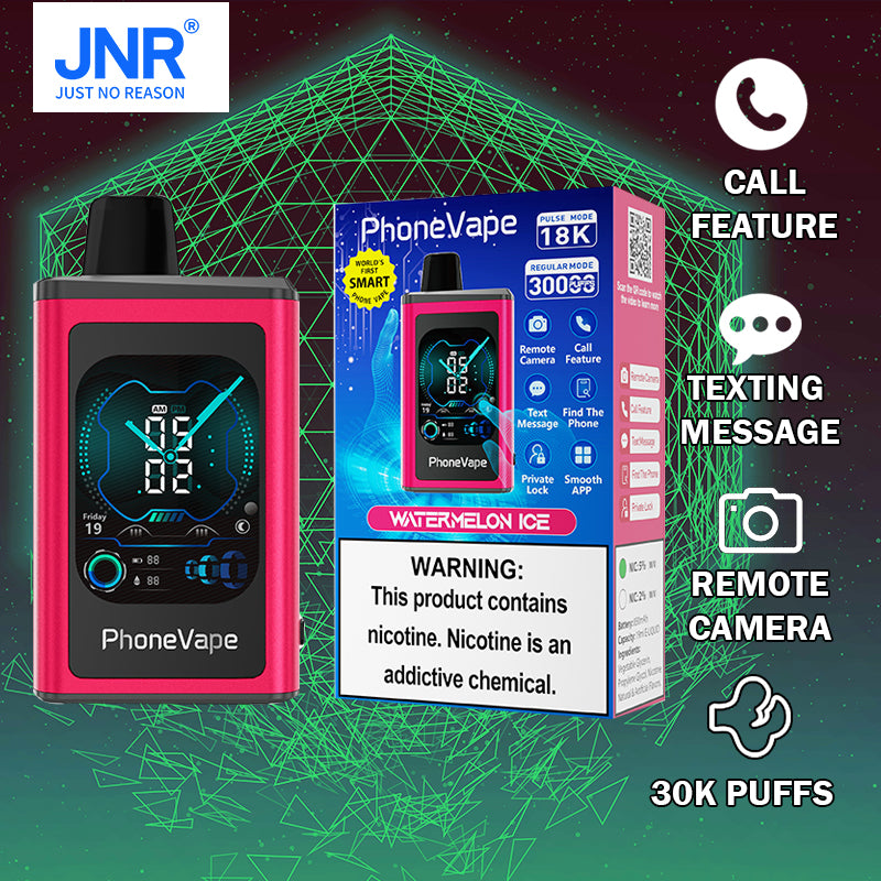 JNR Phonevape 30k |vape central wholesale|disposable|watermelon ice