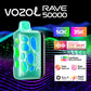 Vozol Rave 50k|disposable vape|vape wholesale|vapes|disposables|lemon heads