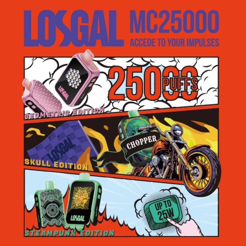 LOSGAL MC25K |Vape central wholesale|disposable