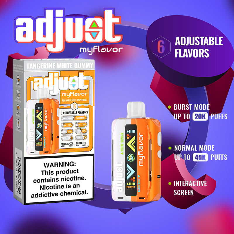 My Flavor Vape Not Working Tangerine White Gummy Adjust MyFlavor 40K Vape Watermelon Mango Peach My Flavor Vape Not Working Tangerine White Gummy Adjust MyFlavor 40K Vape Watermelon Mango Peach