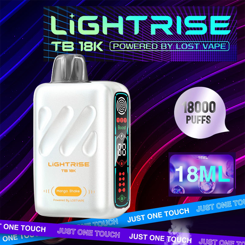 Lost Vape|Lightrise TB18k|Disposable|Vape Central Wholesale|Mango shake