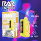 Raz tn9000|vape central wholesale|disposable|sour mango pineapple