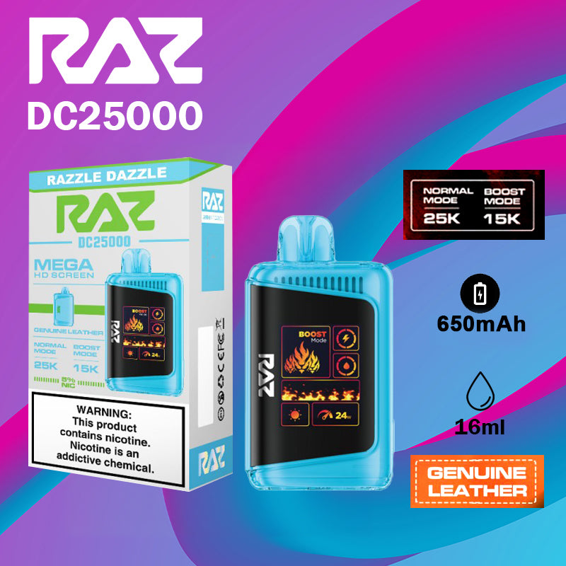 Raz DC25k|vape central wholesale|disposable|Razzle Dazzle