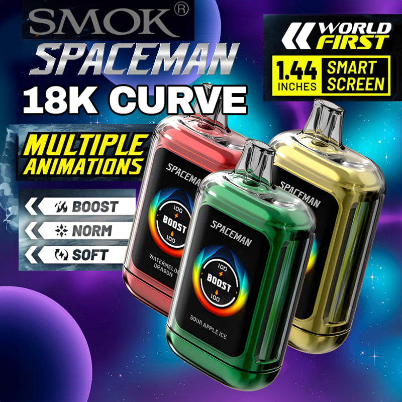 Spacemen Curve 18k |Vape Central Wholesale|Disposable