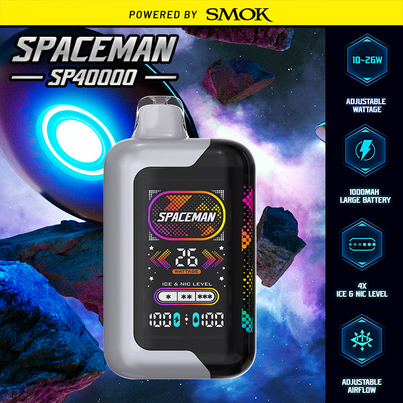 Spacemen sp40k |Vape Central Wholesale|Disposable|wholesaler|distro|clear