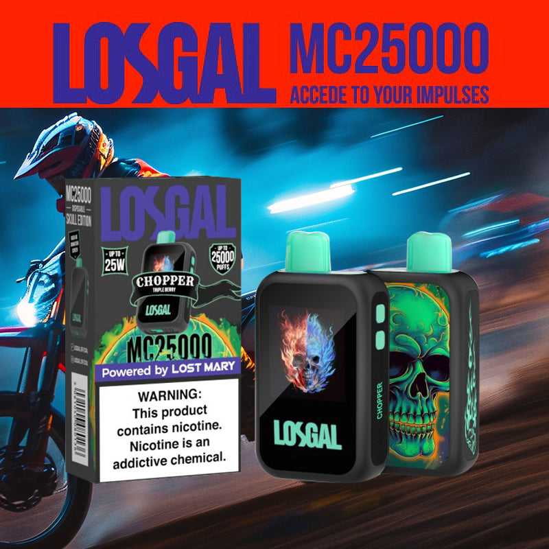 LOSGAL MC25K |Vape central wholesale|disposable|TripleBerry 