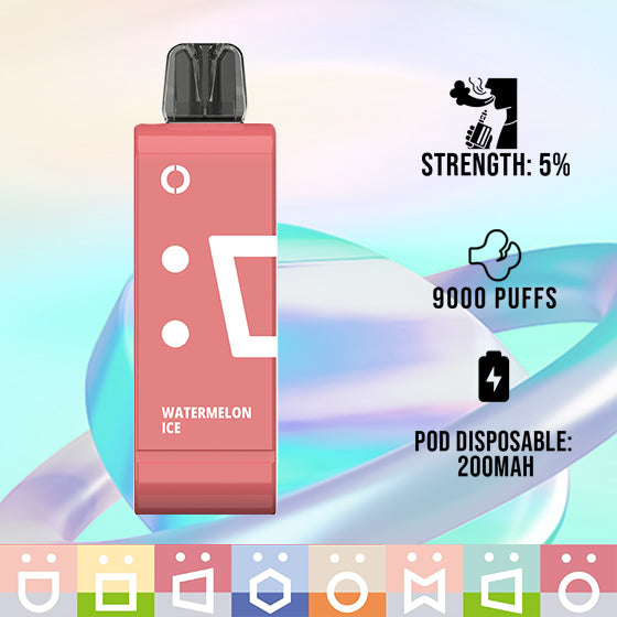 Off-stamp SW9000|Vape central wholesale|Disposable| Watermelon Ice