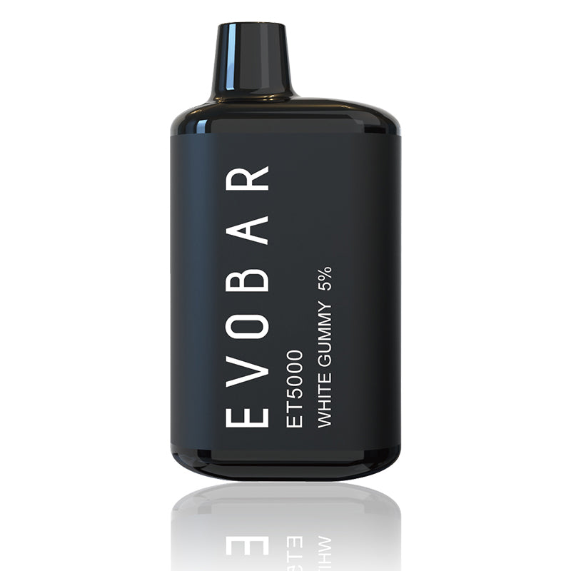 Vape Central Wholesale | EVOBAR Black Edition ET5000 5% | evo bar| evo vape| evo bar vape wholesale| disposable vape wholesale| disposable vape| evo bar flavor white gummy