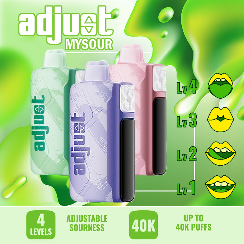 Adjust Mysour 40K at Vape Central Wholesale|disposable|my sour