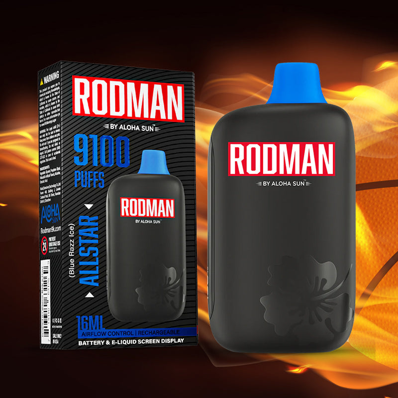 Vape Central Wholesale|Rodman 9100allstar|disposable|5%