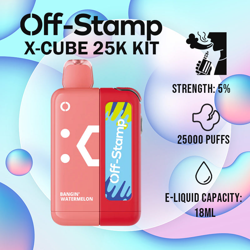 disposable vape|vape wholesale|vapes|disposables|Off Stamp x cube 25k kit |bangin watermelon