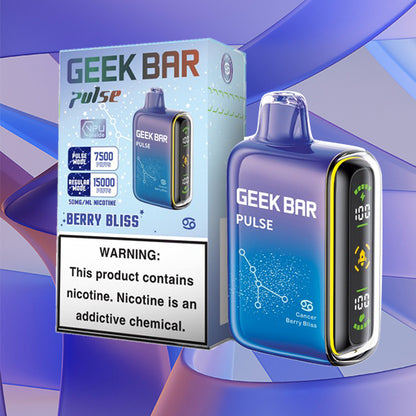 Geek bar Pulse|Vape central wholesale|Disposable| Cancer Berry Bliss 