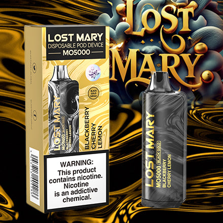 lost mary gold edition| vape central wholesale|disposable|blackberry cherry lemon