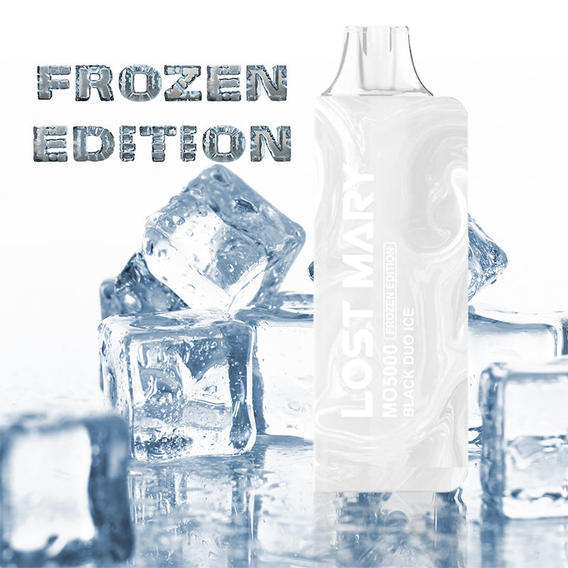 Vape Central Wholesale Lost Marry Mo5000 Frozen Edition| Disposable vape wholesale| Lost Mary MO5000 frozen vape wholesale| lost mary mo5000 frozen flavor balck duo ice.