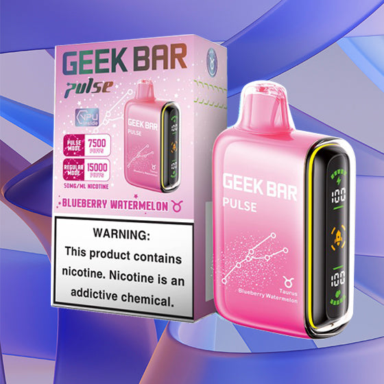 Geek bar Pulse|Vape central wholesale|Disposable| taurus Blueberry watermelon