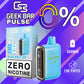 Geek Bar Pulse 0% Nicotine|Vape central wholesale|disposable|Blue razz ice