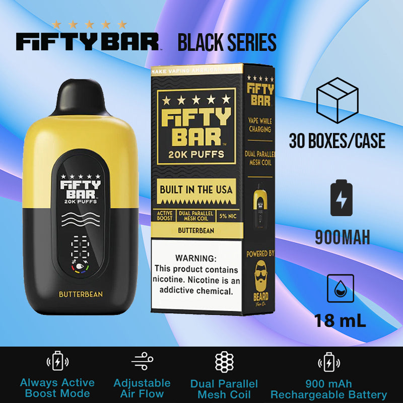 Fifty bar 20k |Vape central wholesale|disposable|wholesaler