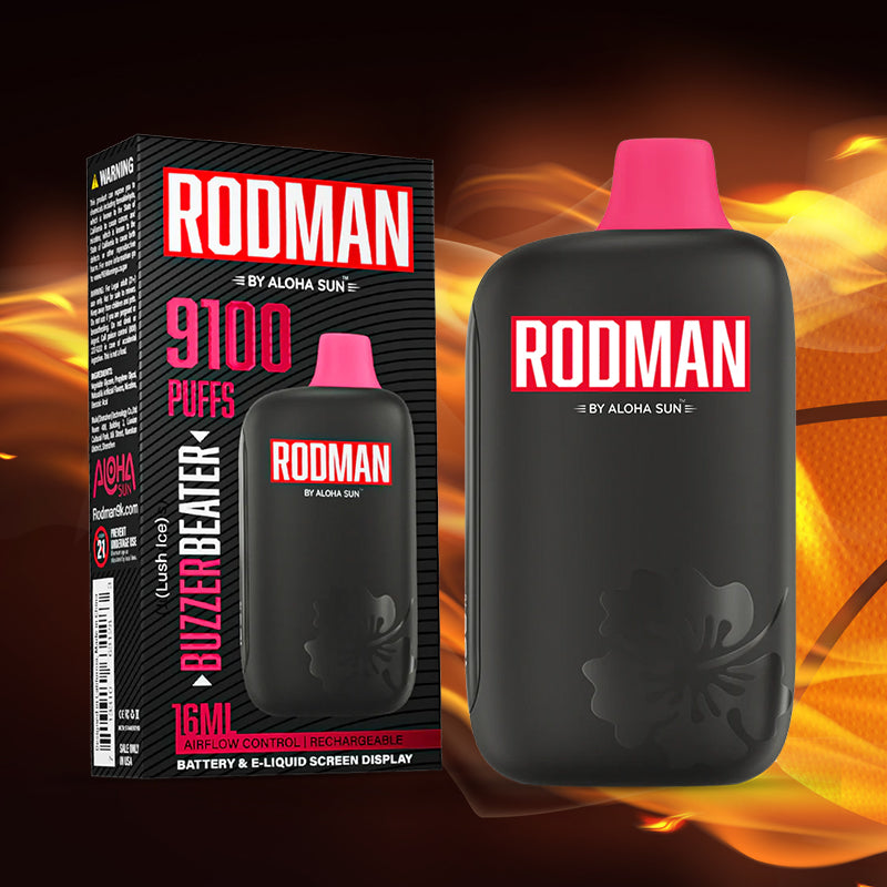 Vape Central Wholesale|Rodman 9100 buzzerbeater|disposable|5%