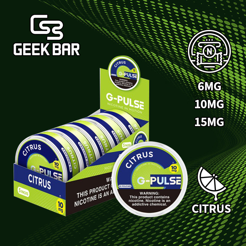 Geekbar Pulse Nicotine Pouches Wholesale