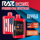 Raz DC25k Freedom Editon|vape central wholesale|disposable|4th July|Watermelon ice