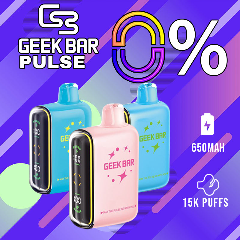 Geek Bar Pulse 0% Nicotine|Vape central wholesale|disposable