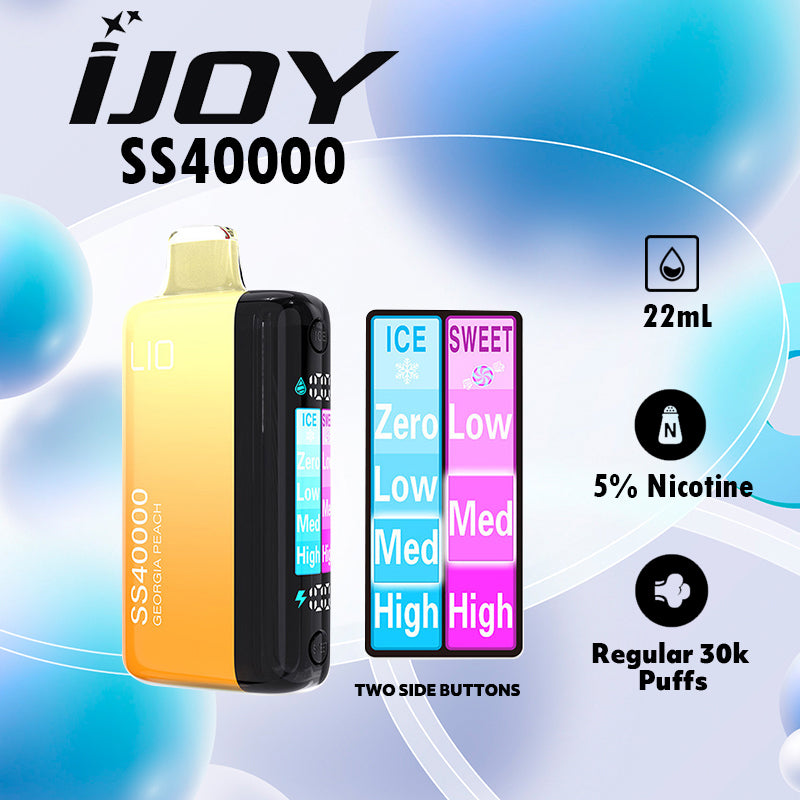 iJoy LIO SS40000 Ice-Sweet Cotral Vape Wholesale