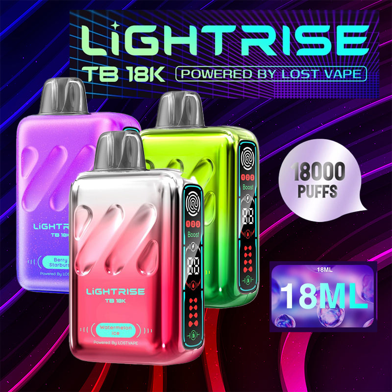 Lost Vape|Lightrise TB18k|Disposable|Vape Central Wholesale