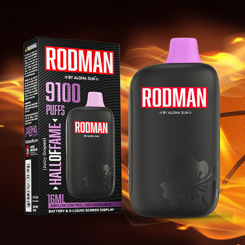 Vape Central Wholesale|Rodman 9100 halloffame|disposable|5%