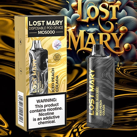 lost mary gold edition| vape central wholesale|disposable |iced peach colada