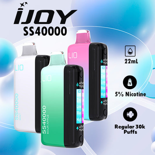 iJoy LIO SS40000 Ice-Sweet Cotral Vape Wholesale