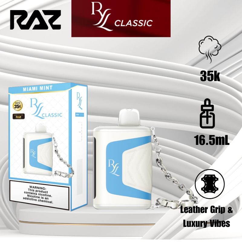 RAZ RYL Classic 35K Disposable 5% Vape Wholesale In Stock