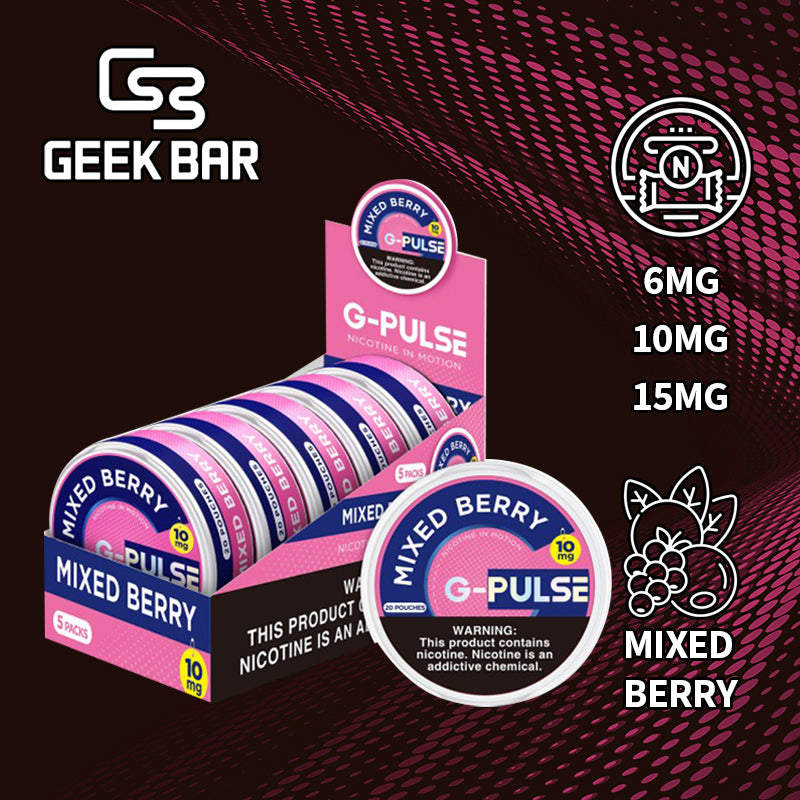 Geekbar Pulse Nicotine Pouches Wholesale