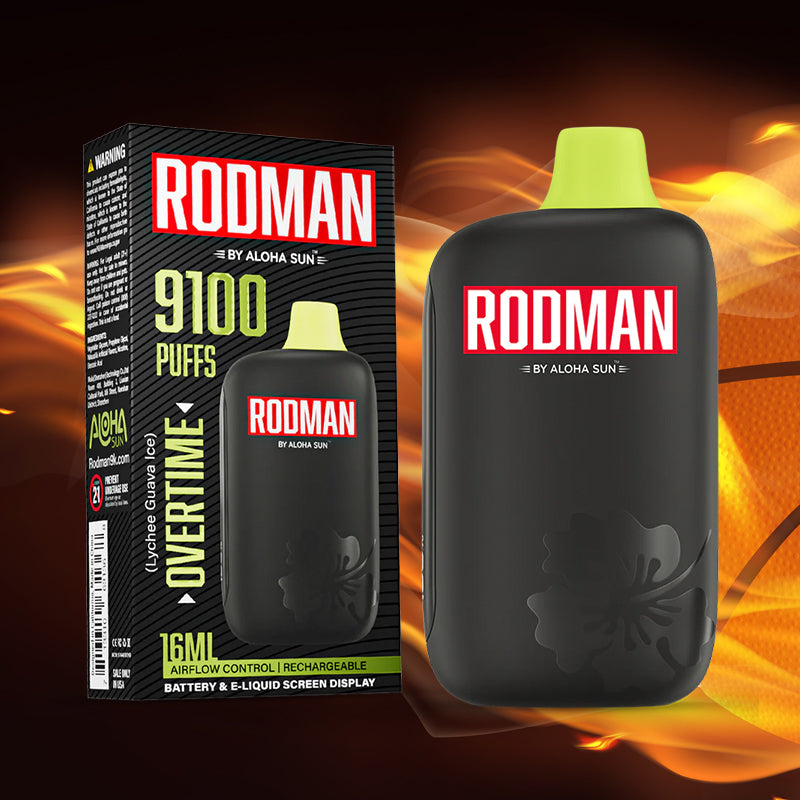 Vape Central Wholesale|Rodman 9100 overtime|disposable|5%