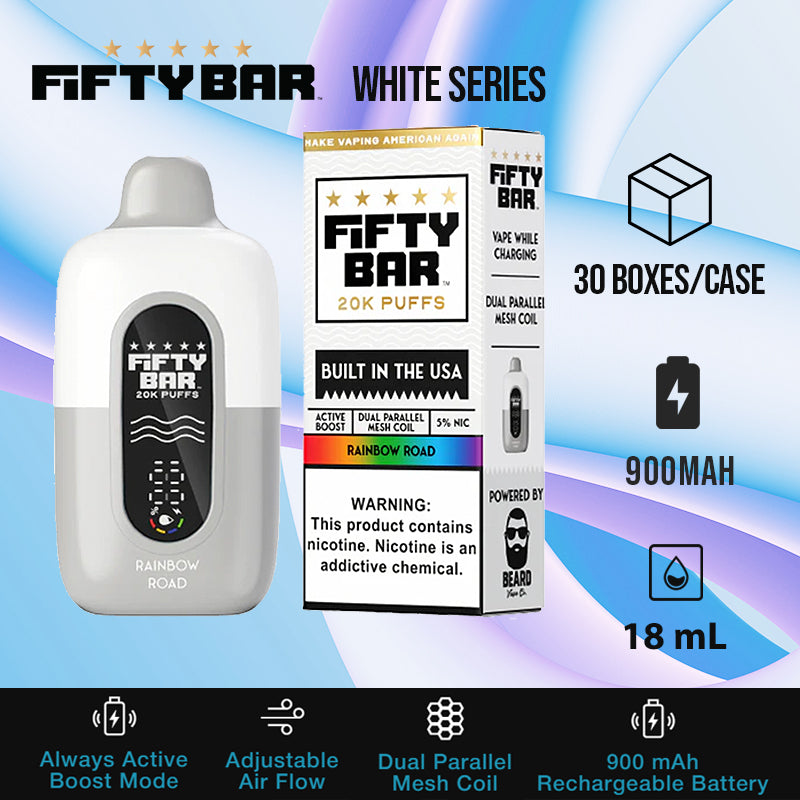 Fifty bar 20k |Vape central wholesale|disposable|wholesaler