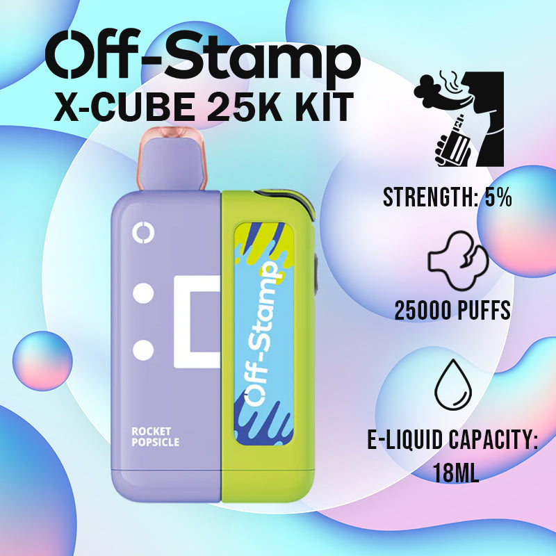 disposable vape|vape wholesale|vapes|disposables|Off Stamp x cube 25k kit |rocket popsicle