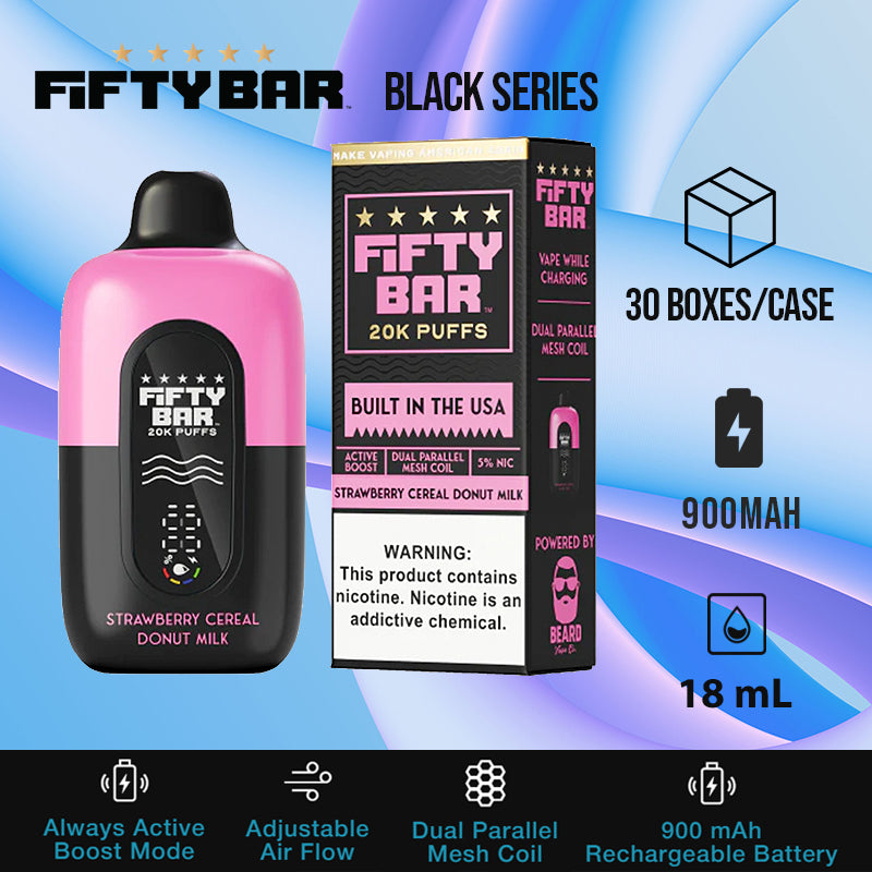 Fifty bar 20k |Vape central wholesale|disposable|wholesaler